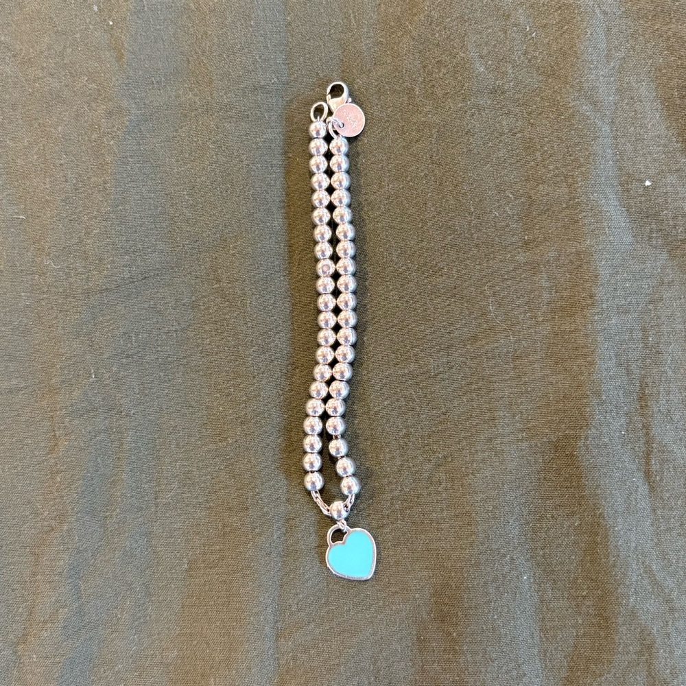 Tiffany and Co. blue heart bracelet
